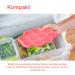 Lovenoobs Baby Food Storage - 100% Silicone Freezing Container for Baby Porridge & Ice Cream Shapes - Red - Buy Online on SooperMarket.com