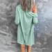 Long Shirt Outerwear Top Thin Warm Knitted Coat Women's Blouse V-Neck Shirt Tunic Long Women's Tunic Women's Shirt Casual Checked Shirt Women's Winter Chunky Knit Jacket G-green M - Buy Online on SooperMarket.com