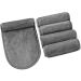 URAQT 5 Pack Face Cloths Make Up Remover Microfibre Face Wipes for Reusable Makeup Remover Cloth Washable Ultra Soft Facial Cleansing Wipe Cloths (Dark Grey) 5 Pcs-dark Grey - Buy Online on SooperMarket.com