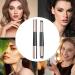 Veeteah Lipstick Applicator - Reusable Lip Gloss Applicator - Multi-purpose Lipstick Gloss Makeup Brush Tool Soft Double-Head Lip Oil Brush with Lid for Women and Girls Black - Buy Online on SooperMarket.com