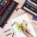 175 Piece Deluxe Art Set with Acrylic Paints and Drawing Pads in Wooden Case - Professional Art Kit for Adults, Teens, and Artists - Cherry - Buy Online on SooperMarket.com
