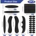 Universal Bicycle Helmet Pad Set - Black Foam Inner Pads for Motorcycle & Bicycle Helmets | 2 Sets - Buy Online on SooperMarket.com