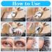 Eyelash Shampoo Cleanser Kit | Lash Extension Mousse & Accessories for Home Salon Use | Complete Eyelash Care Set with USB Mini Fan Brushes & Makeup Remover Pad - Buy Online on SooperMarket.com