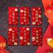 6Pcs Chinese Lunar New Year Red Envelopes Rectangle Red Packet Personalized Red Pocket Hong Bao for Graduation A Style A - Buy Online on SooperMarket.com