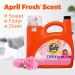 Tide Plus Downy Liquid Laundry Detergent - April Fresh Scent HE Compatible 94 Loads 132 fl oz | International Shipping Available - Buy Online on SooperMarket.com