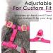 ThinkPet No-Pull Dog Harness & Leash Set | Breathable Adjustable Safety Harness for Small Medium & Large Dogs | Reflective & Padded Control Harness (Pink/Red) - Buy Online on SooperMarket.com