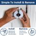 4-Pack Childproof Door Knob Covers - Easy to Install Child Safety Door Knob Cover with No Tools Needed - Reusable  White Baby Proof Door Knob Covers - Door Safety for Kids Made Easy by Wittle - Buy Online on SooperMarket.com