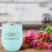 SassyCups Mommy's Sippy Cup Wine Tumbler - Engraved Stainless Steel Stemless Glass (12oz, Mint) - Perfect Gift for New Mom or Mom to Be - Buy Online on SooperMarket.com