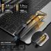 Hatteker Men's Professional Hair Clippers & T-Blade Trimmer Kit - Cordless Beard Cutting IPX7 Waterproof Gold - Grooming Essentials for Barbers & Home Use - Buy Online on SooperMarket.com
