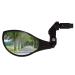 Xirrix bike mirror |Universal bike mirror in the handlebar |Return mirror for bicycle e-bike |Ebike mirror left for handlebars on the left - handlebar end