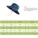 LANGZHEN Baby Girls Beach Sun Protection Hat with Chin Strap, Undersea Navy, 2-4 Years - Buy Online on SooperMarket.com