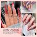Saviland Builder Nail Gel Kit - 12 Colors Extension Glitter Hard Gel Set for Nail Strengthening and Art - Includes 3 Nail Brushes and Forms - A-Glitter Series - Buy Online on SooperMarket.com