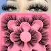 Fluffy Faux Mink Lashes Wispy False Eyelashes Wispy Dramatic Lashes 20MM Long Lashes Thick Volume Crossed Soft Curly Fake Lashes Lightweight Big Eye Lashes Pack 5 Pairs(5-06)