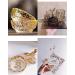 DECONICER 12 Colors Imitation Gold Leaf Sheets - 600 Pieces for Arts & Crafts - Gilding, Furniture, Paintings - Multi-Color Foil Papers & Tools (3.15x3.35 inches) - Buy Online on SooperMarket.com