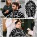 FEBSNOW Hair Cutting Cape Kit - Professional Waterproof Barber Cape with Neck Duster Brush | Adjustable Floral Hairdressing Supplies for Adults - Buy Online on SooperMarket.com