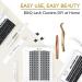 14 Pairs D Curl Manga Lash Clusters - Anime Style Wispy Spiky Cluster Extensions - B&Q Individual Lashes - DIY 140 Clusters (B44-D-MIX) - Buy Online on SooperMarket.com