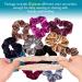 Hair Scrunchies Velvet Elastics Scrunchy Bobbles Soft Hair Bands Hair Ties (12 Colors) - Buy Online on SooperMarket.com
