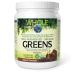 Natural Factors Whole Earth & Sea Greens Organic Chocolate Flavour 438g Powder 100% Fermented and Organic 6 g of Plant Protein per serving Vegan-Friendly Supports Active Healthy and Sustainable Lifestyle