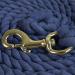 TrustBreech 10ft Solid Cotton Lead Rope - Made in USA - 5/8 inch Thick - Heavy-Duty Bolt Snap - Handmade Soft Dark Grey Blue - Buy Online on SooperMarket.com