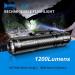 WUBEN C3 Flashlight | 1200 Lumens Rechargeable Tactical LED Flashlight | 6 Modes, IP68 Waterproof, Pocket-Sized EDC Light for Emergency, Rescue, Hunting - Buy Online on SooperMarket.com