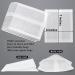 200 Pack Plain Glassine Wax Paper Sandwich Bags - Grease Resistant Parchment White Glossy - 7 x 6 x 1 Inches - Food Snack Wraps Baggies Sleeves - 200 Count - Buy Online on SooperMarket.com