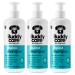 Tropical dog shampoo from BuddyCare - deep cleaning shampoo for dogs - refreshing fragrance - with aloe vera and pro -vitamin B5 (500ml X3) Tropical 500ml X3