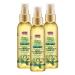 African Pride Olive Miracle Weightless Heat Protection & Hair Shine Mist (3 Pack) Fights Humidity & Shields Against Heat Damage Enriched with Olive & Tea Tree Oils 4 oz