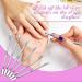 Stainless Steel Nail Cuticle Pusher & Cutter Set - 8 Pieces | Manicure & Pedicure Tool Kit for Fingernail and Toenail Art - Silver - Buy Online on SooperMarket.com