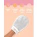 SAERO Korean Exfoliating Mitt - Visibly Lifts Away Dead Skin, Ideal for Spray Tan Removal & Keratosis Pilaris - 100% Viscose Fiber - 1 Piece - Buy Online on SooperMarket.com