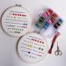 Embroidery Stitch Practice Kit - Learn 30 Stitches with 3 Sets - Craft Lover's Essential for Hand Stitching - Includes Fabric and Skill Techniques - Buy Online on SooperMarket.com