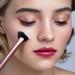 Real Techniques Sheer Radiance Fan Makeup Brush - Cruelty Free Highlighter Tool with Face Glow Benefits | Aluminum Ferrules, Pink - 1 Count - Buy Online on SooperMarket.com