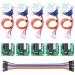 Longruner 5X Geared Stepper Motor 28byj 48 Uln2003 5v Stepper Motor Uln2003 Driver Board Compatible with ArduinoIDE (with Wire)