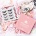 Soft Reusable Magnetic Eyelashes Kit - Waterproof, Long Lasting, 4 Pairs of Natural Look 3D Lashes with Magnetic Eyeliner - No Glue Needed - Buy Online on SooperMarket.com