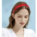 10 Pcs Vintage Non-Slip PU Leather Headband Set for Women & Girls - Multicolor Wide Hairbands | International Shipping Available - Buy Online on SooperMarket.com