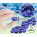 Arsuk Glassenic Deko Blue - Flat Stones for Decoration 0.955 kg - Perfect for Party Tables Vases Aquariums & Weddings - Buy Online on SooperMarket.com