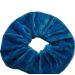 AADYA Pair of Extra Large (15CM) Velvet Hair SCRUNCHIES Elastic Scrunchy Hair BOBBLES (Sky Blue) Blue Sky