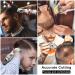 Hatteker Men's Hair Clipper & Beard Trimmer - Cordless and Waterproof Grooming Kit with Colorful Combs - Silver - Buy Online on SooperMarket.com