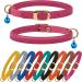 Murom Rolled Leather Cat Collar - Adjustable Safety Collar for Cats - Various Colors Available - Buy Online on SooperMarket.com
