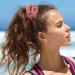 6PCS Large Velvet Scrunchies for Women - Ultra Soft and Textured Hair Ties in Neutral Pink - Hair Accessories for Girls and Women - Buy Online on SooperMarket.com