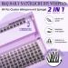 Shop Eyelash Extensions - 84 PCs Z11 B&C DIY LASH Clusters for Beginners | Reusable Individual Eyelashes (D-8-16mm) - Buy Online on SooperMarket.com