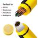 2-Pack Extendable Poster Tubes Expand from 24.5 to 40 with Shoulder Strap | Carry Documents Blueprints Drawings and Art | Blue and Yellow Portable Durable Round Storage Cases with Lids and Labels - Buy Online on SooperMarket.com