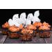 Halloween Sprinkles - 16 Oz Bulk Mix of Orange, Black, Purple, and White Jimmies - Buy Online on SooperMarket.com