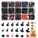 Safety Eyes and Noses  792PCS Colorful Safety Eyes for Amigurumi with Washers for Crafts/Crochet/Stuffed Animals Multicolored