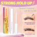 Super Strong Hold Eyelash Glue - Clear Adhesive for Strip & Lash Extensions - Fast Drying Waterproof Long Lasting (5ml) - B-Eyelash Glue - Buy Online on SooperMarket.com