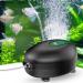 AQQA aquarium air pump Ultra quiet aquarium oxygen pump 2.5W adjustable powerful oxygen pump with double outlet valve