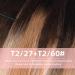 Vlasy Clip in Hair Extensions Human Hair 16 Inch (80 g) 7 Pieces Straight Natural Thick Weft Seamless Real Human Hair Extensions for Women - T2/27+T2/60 - Buy Online on SooperMarket.com