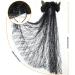 E-More Halloween Headband with Black Lace Veil Elastic Rose Flower Hair Band Black Roses Mesh Lace Hair Accessories Halloween Ghost Bride Party Headdress for Girls Ladies Women - Buy Online on SooperMarket.com