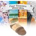 Cosyfeel Women Loose Diabetic Socks | 4-Pack Neuropathy Ankle Socks for Ladies | Super Soft Eco-Friendly Bamboo Material | Durable with Seamless Toe | Multicolour Patterns | 4 Seasons 7-9 1/2 HAZEL - Buy Online on SooperMarket.com