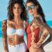 Yazhiji Large Chrysanthemum and Lotus Flowers Temporary Tattoos - Waterproof Fake Stickers for Women - Buy Online on SooperMarket.com