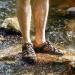 Outpro Men's Premium Sports Sandals - Waterproof Air Padding Hiking & Beach Sandals - EU Size 45 Black/Brown - Buy Online on SooperMarket.com